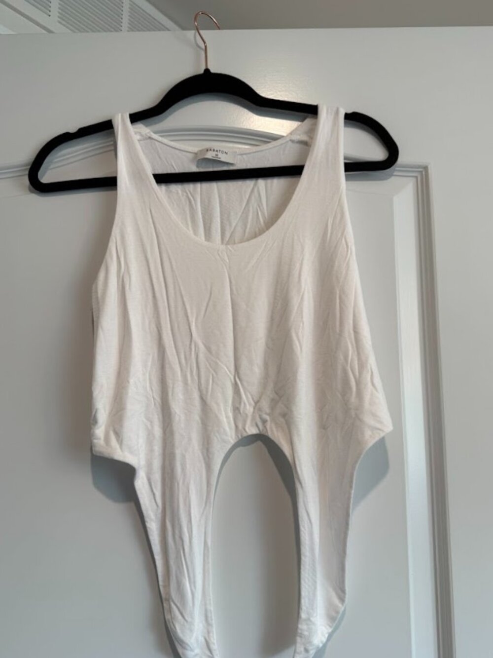 Aritzia Babaton White Front-Tie Tank | Size XS
